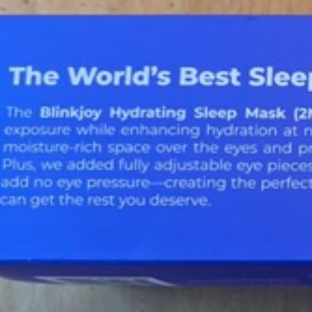 Hydrating Sleep Mask (2ND GEN) for Dry Eye - Optometrist Recommended Blinkjoy - Picture 8 of 10
